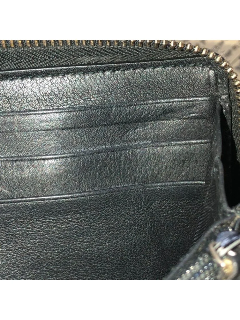 Gucci Wallet Round Leather Black Card Coin - Picture 10 of 12